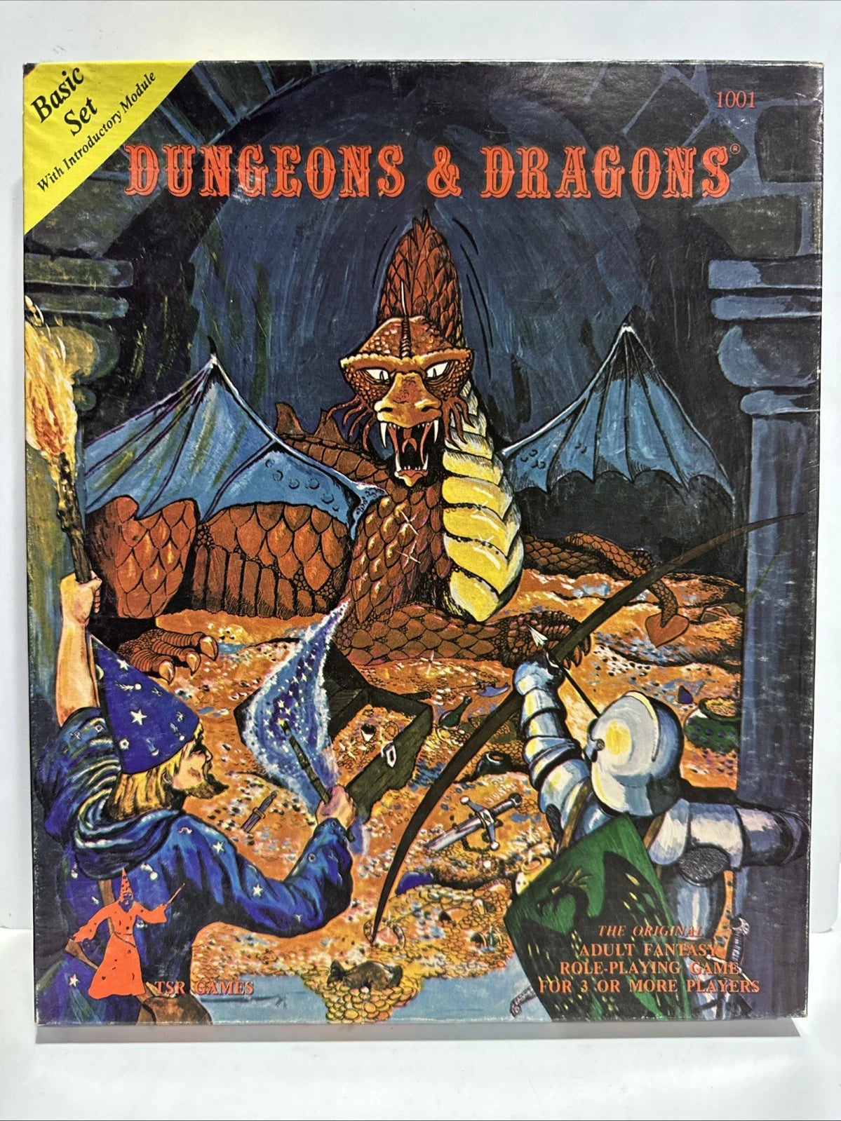 TSR 1001 Dungeons and Dragons Basic Set (3rd Ed. 1979) Module B2 Uncut Chits VG+