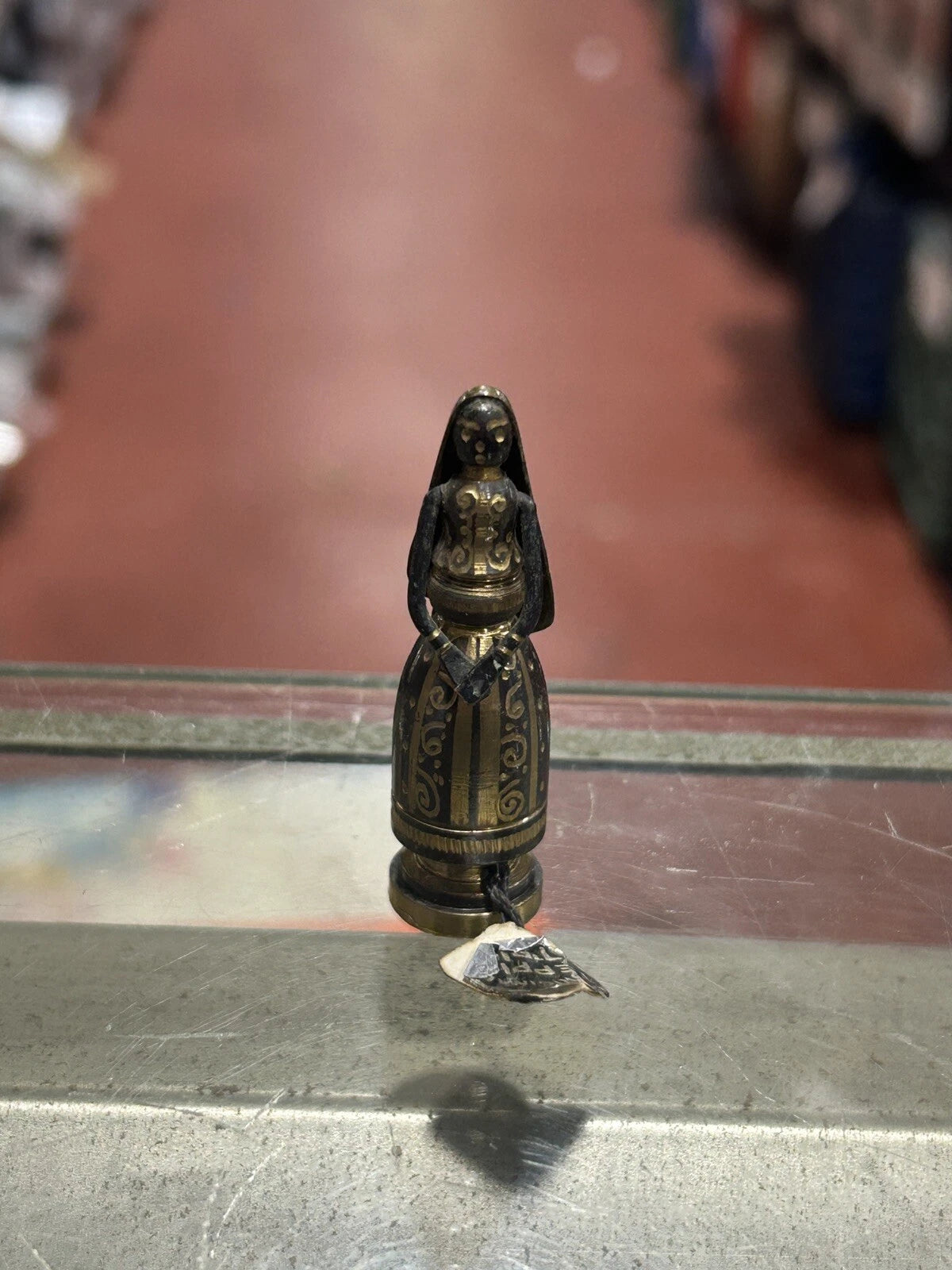Vintage Hans Teppich Israel Bronze Brass MIRIAM Figurine Biblical Jerusalem