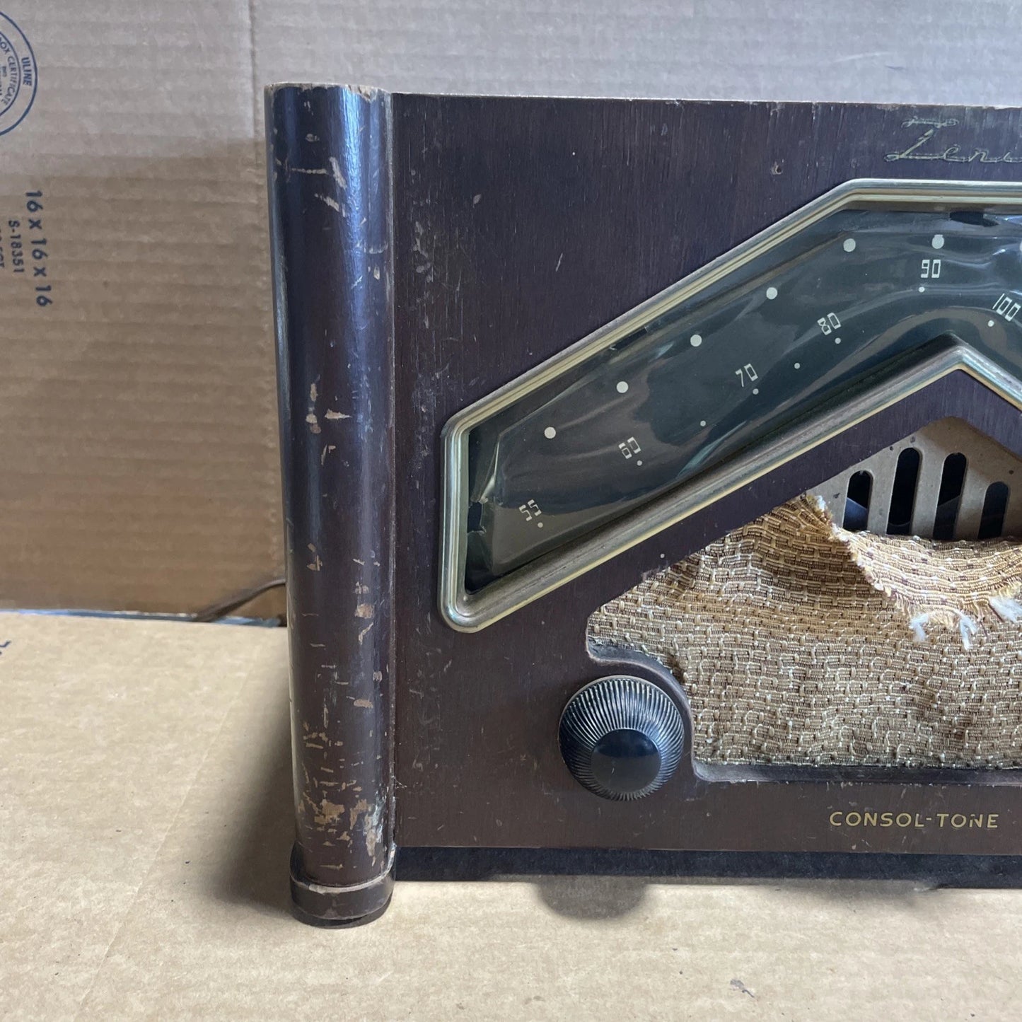 Zenith 6D029 AM Radio For Parts/Repair Vintage Rare Does Power On As Is