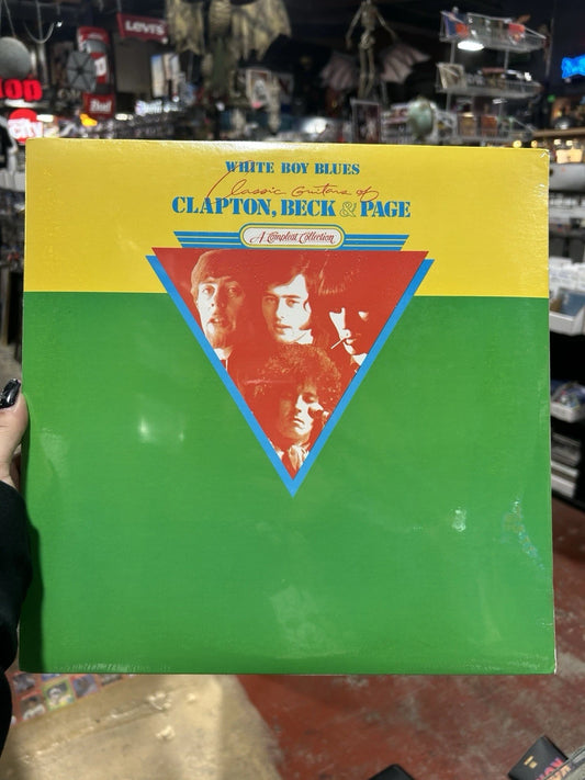 White Boy Blues - Classic Guitars Of Clapton, Beck & Page ; 1984 2XLP SEALED