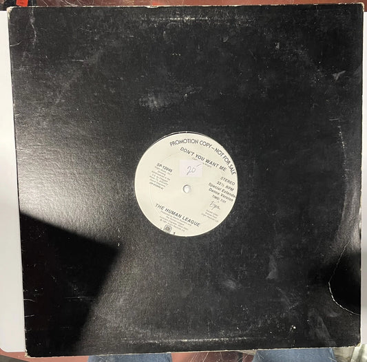 The Human League Don't You Want Me Promo 12'' Single