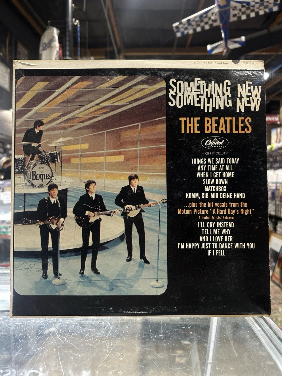 The Beatles Something New LP Capitol T-2108 Original First Pressing 1964