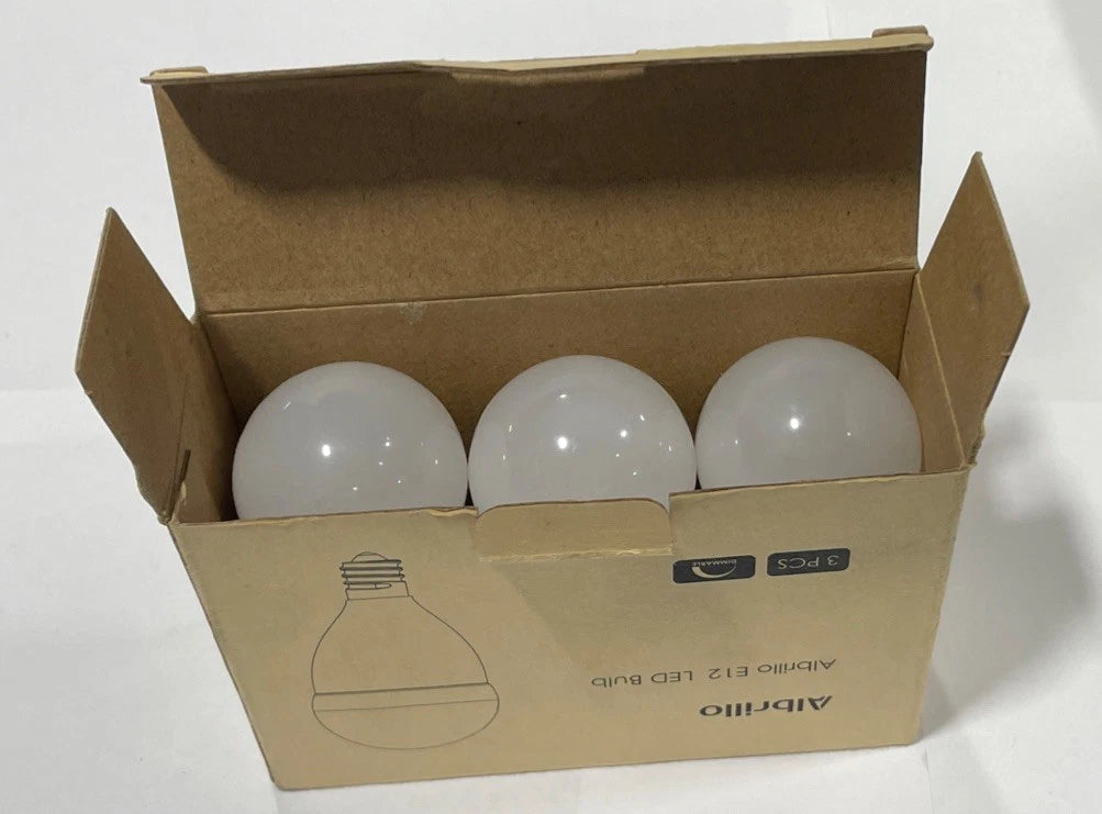 Albrillo E12 Bulb 3 Pcs Candelabra LED Bulbs, Model ￼LL-LB14
