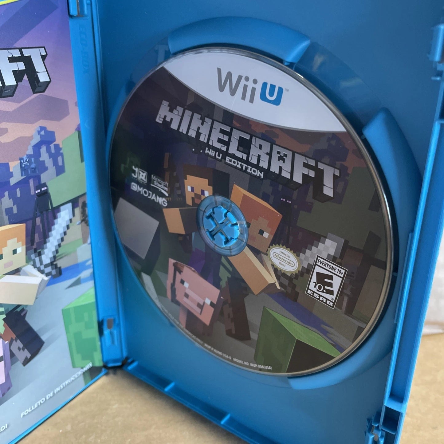 Minecraft for Nintendo Wii U 2016 Complete Edition with Manual CIB Tested Works