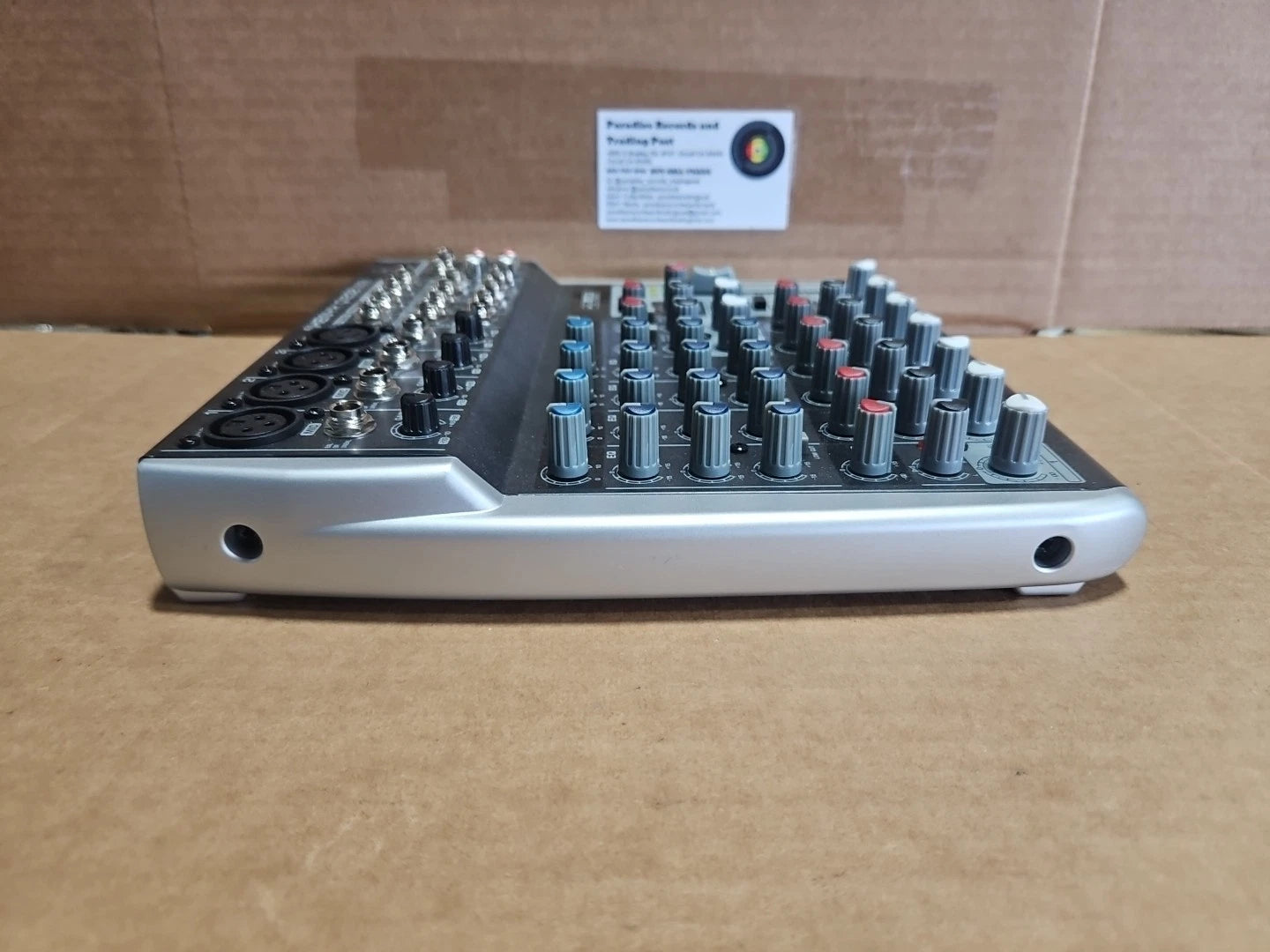 Behringer Xenyx Q1202USB 12-Input Mixer with Power Adapter No Box
