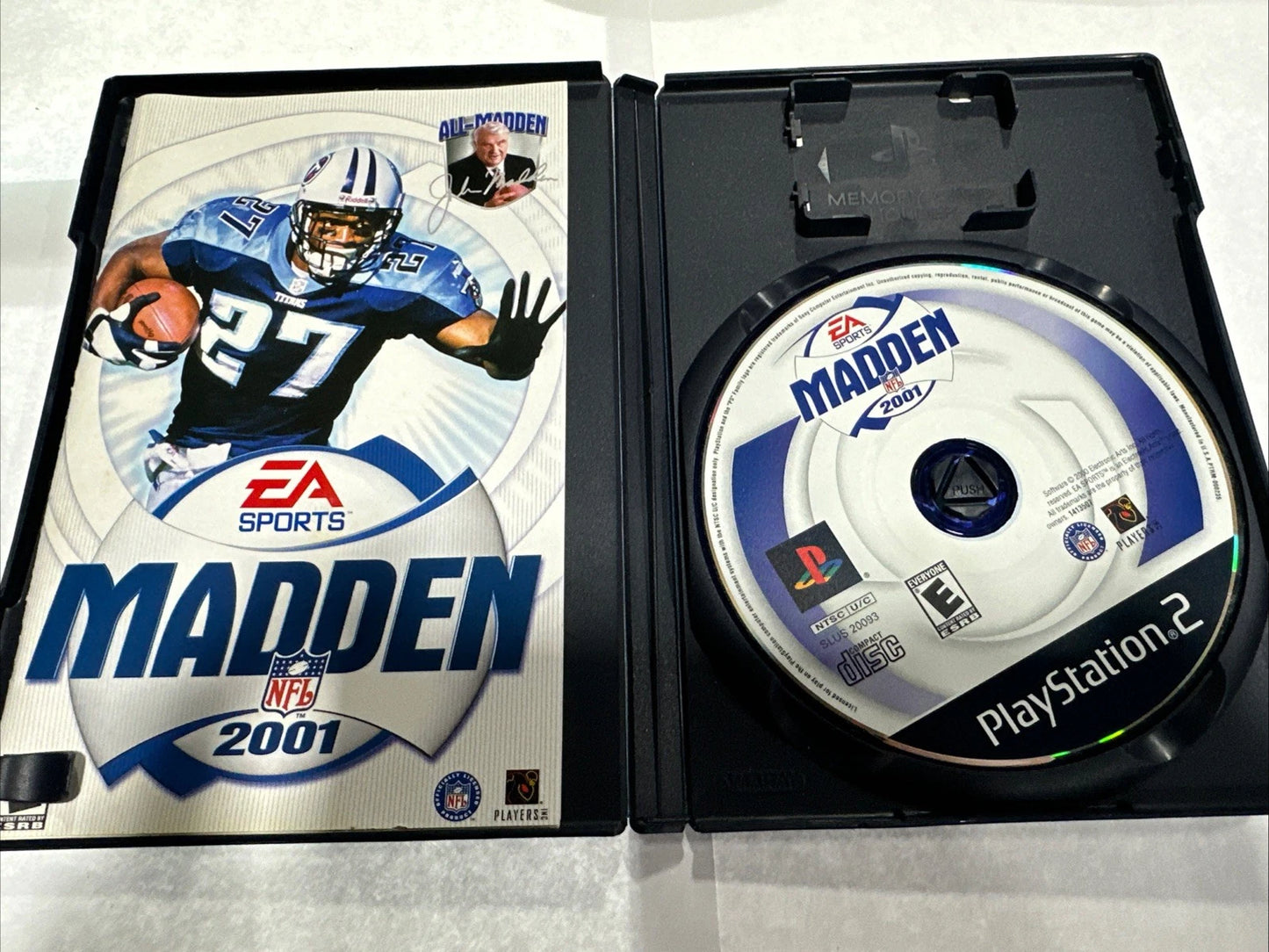 Madden NFL 2001-2004 PlayStation 2 PS2 Football Video Game Lot