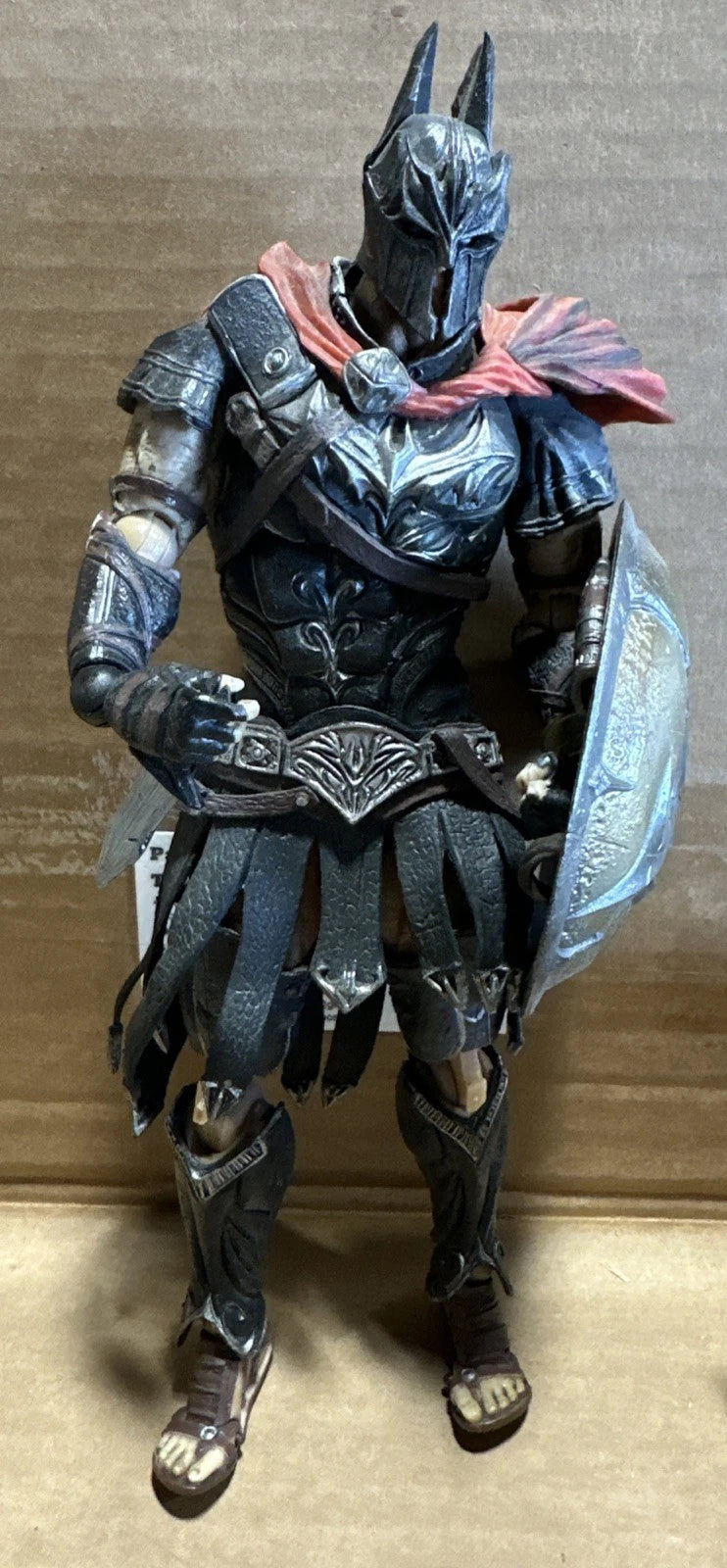 Batman Spartan Armor Action Figure Play Arts Kai Style Variant Missing Pieces