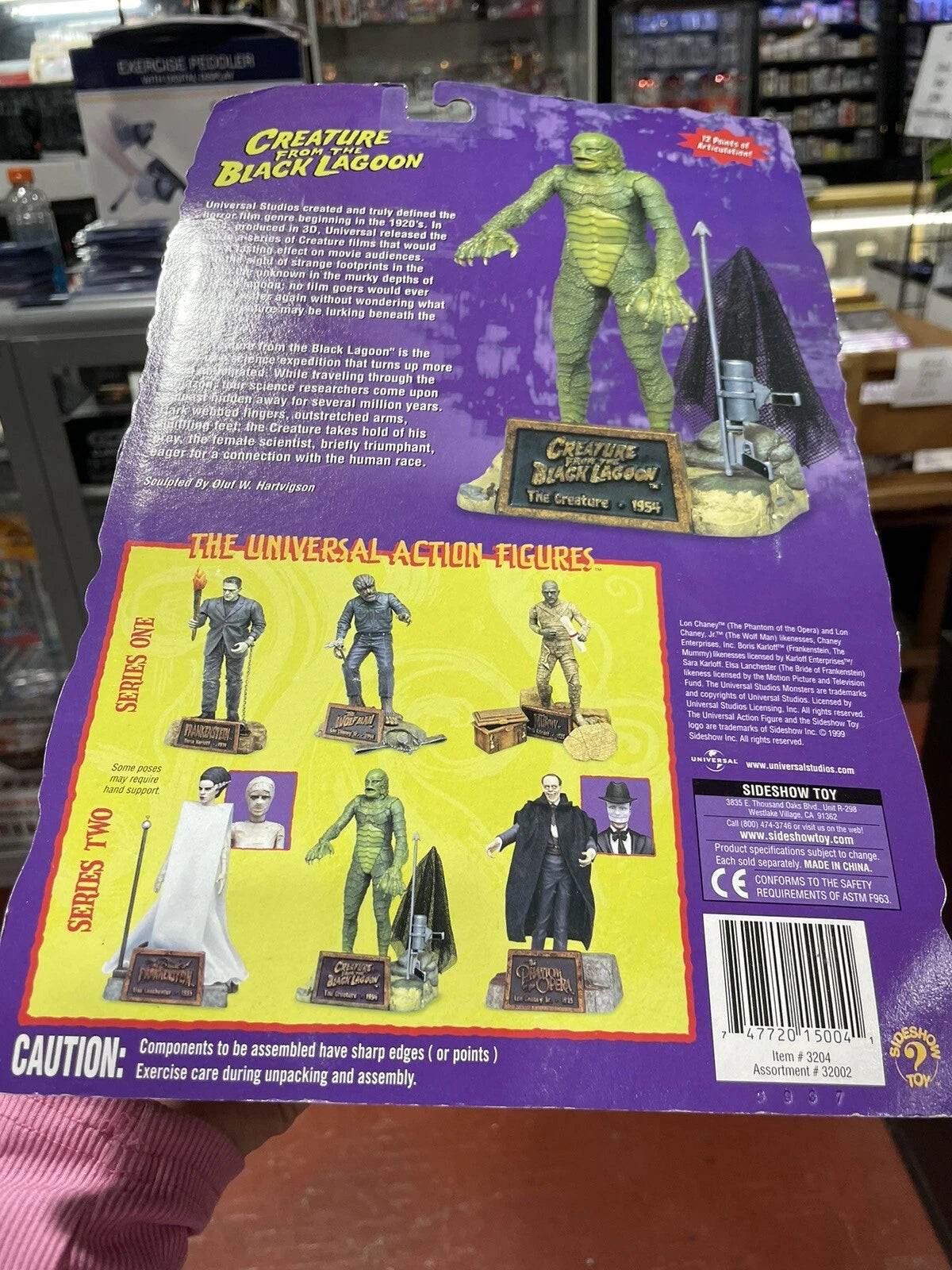 SIDESHOW THE CREATURE FROM THE BLACK LAGOON 1999 SERIES 2 ACTION FIGURE NEW