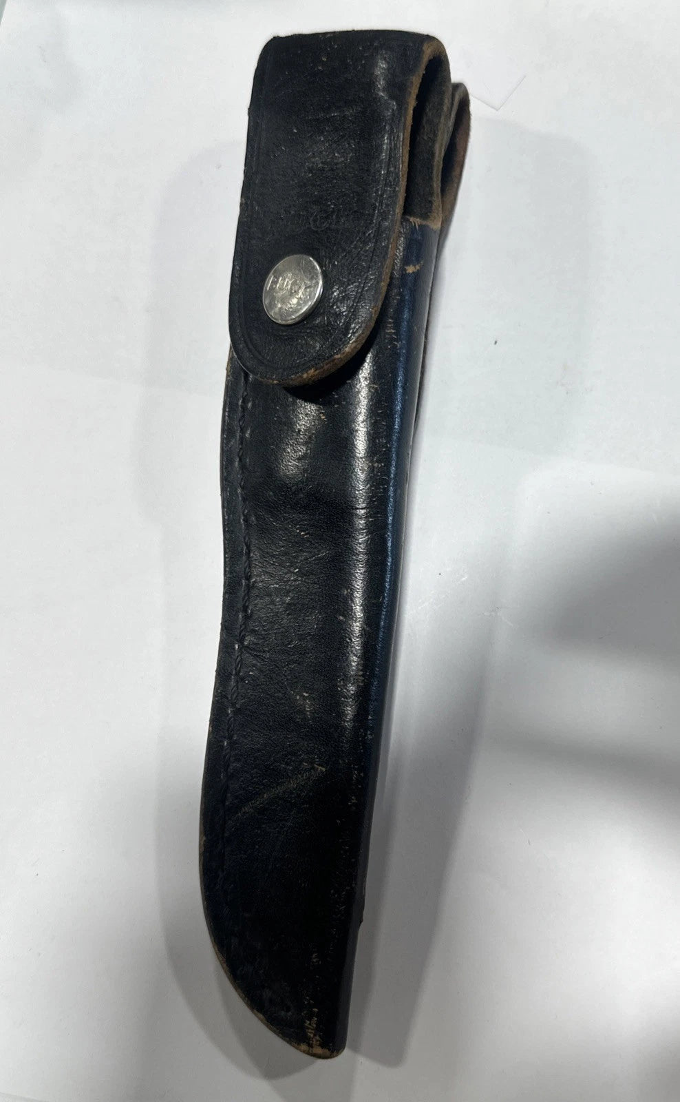 VINTAGE BUCK 105 PATHFINDER KNIFE 1990 With Original LEATHER SHEATH