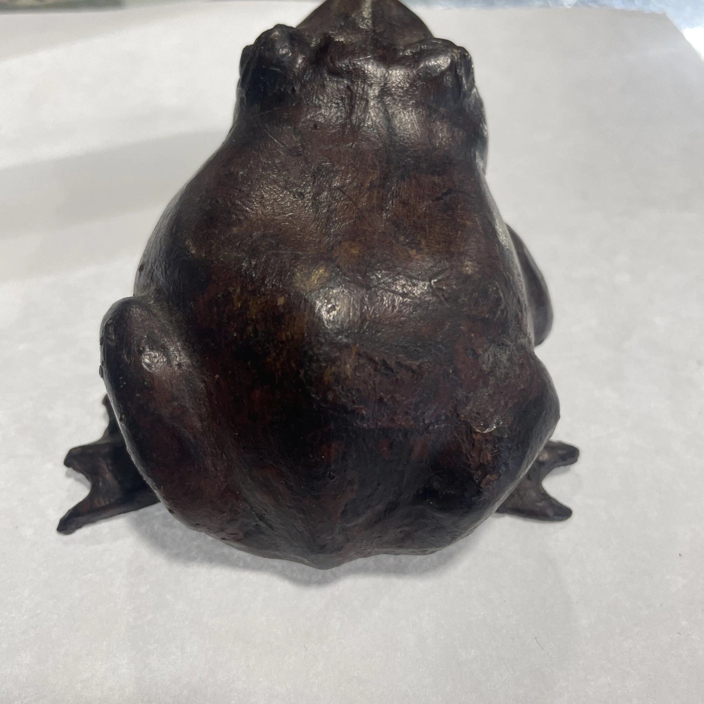 3" Small Brass Frog Statue | Brass Frog Figurine
