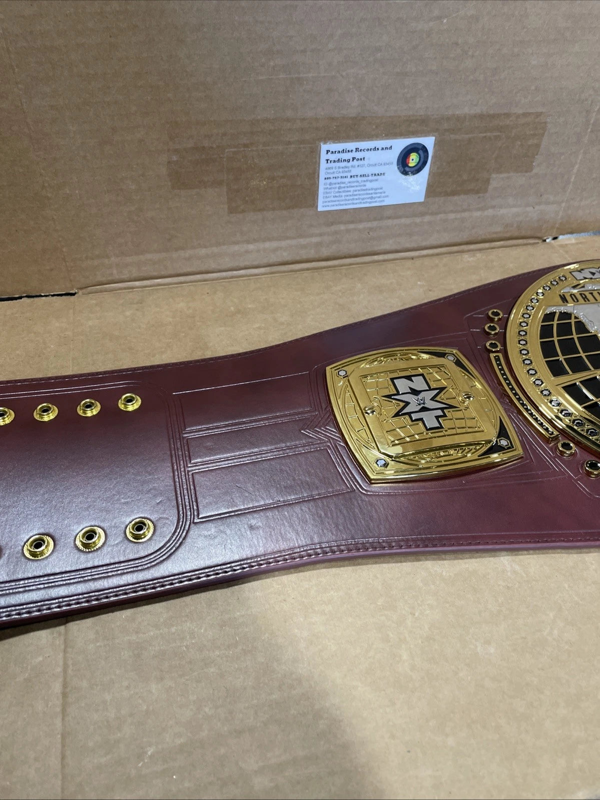 WWE NXT North American Championship Replica Title Belt W Bag