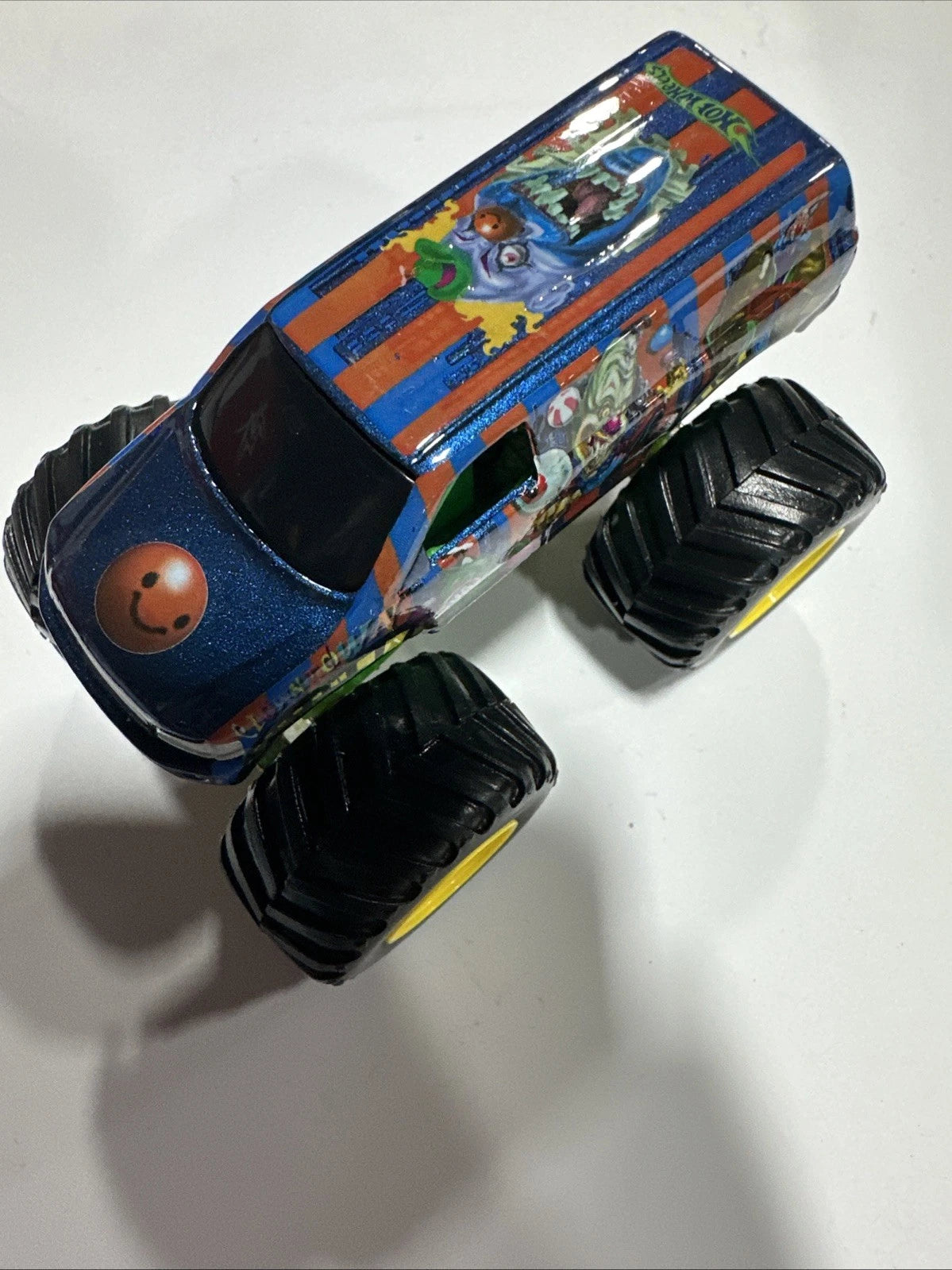 VTG Grave Digger HOT WHEELS MONSTER JAM Carrying Case Box with 15 Trucks Lot #3