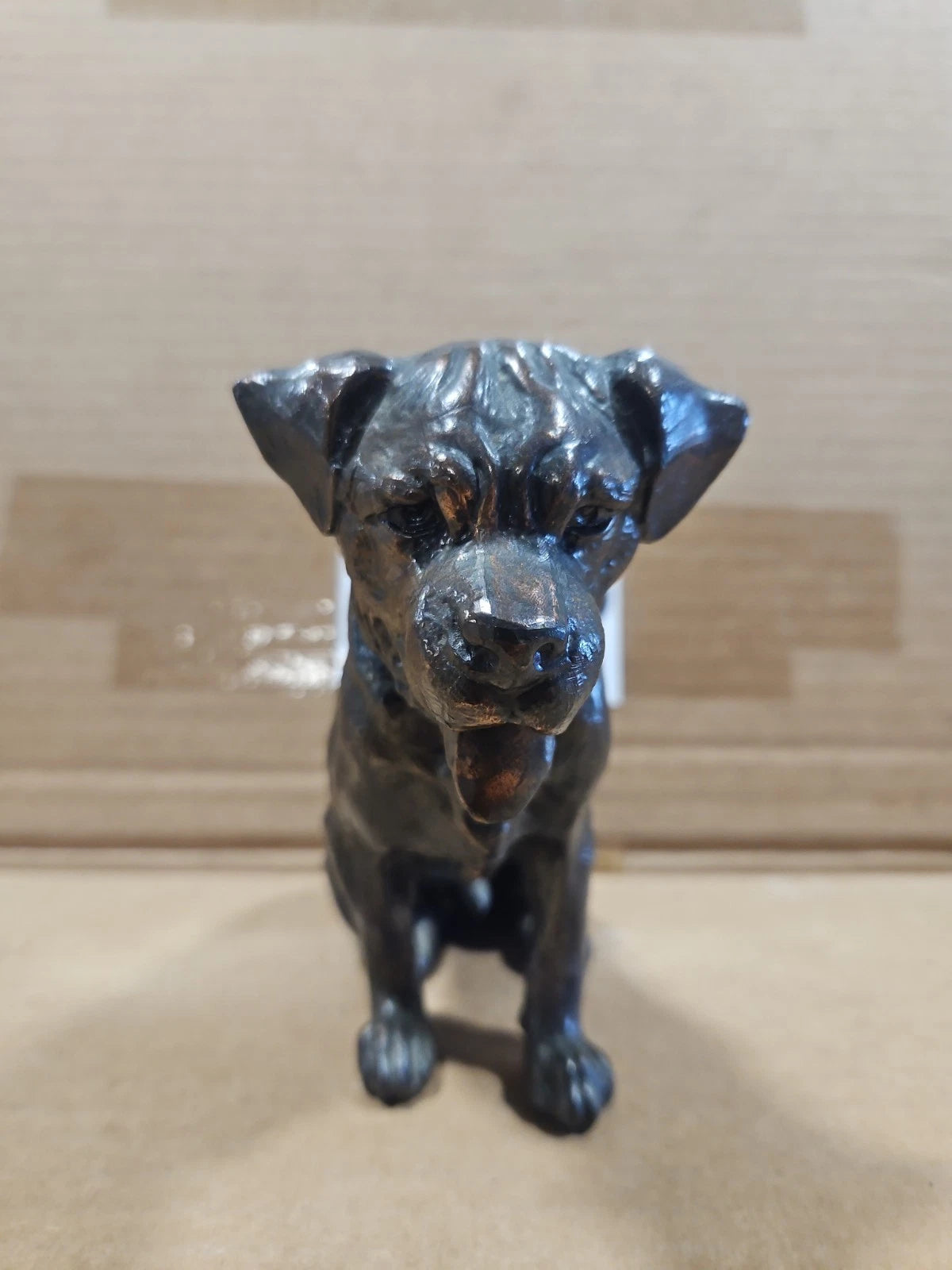 Metal Rottweiler Dog Figurine Statue Sculpture Heavy Bronze?