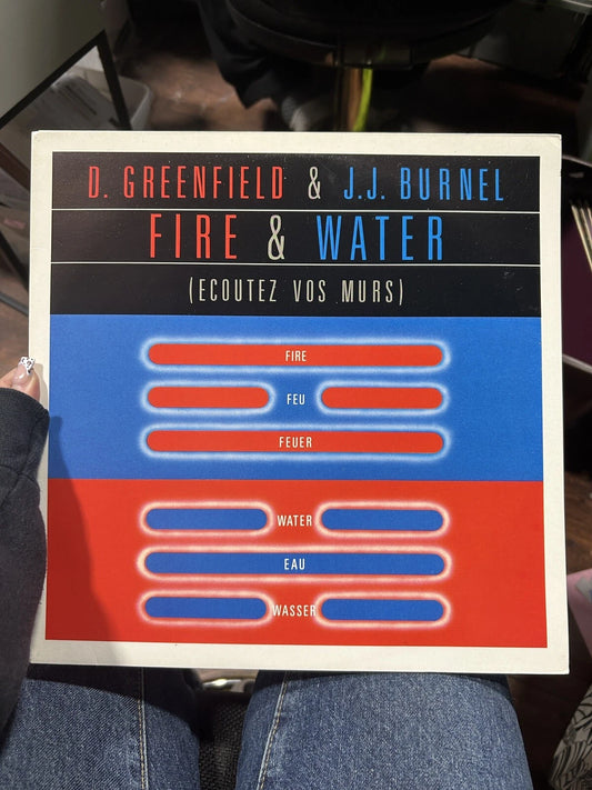 1983 Stranglers’ D. Greenfield & J.J. Burnell, Fire & Water, Epic 25707 UK Vinyl