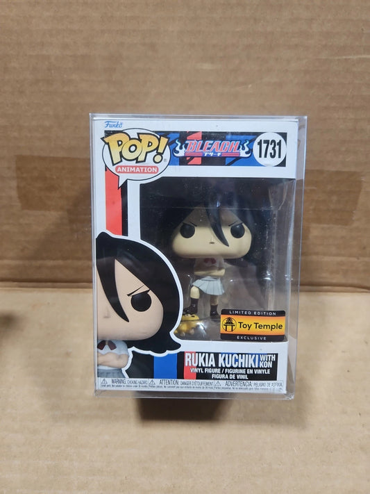 Funko Pop! Bleach Rukia Kuchiki with Kon #1731 Toy Temple LE with Protector