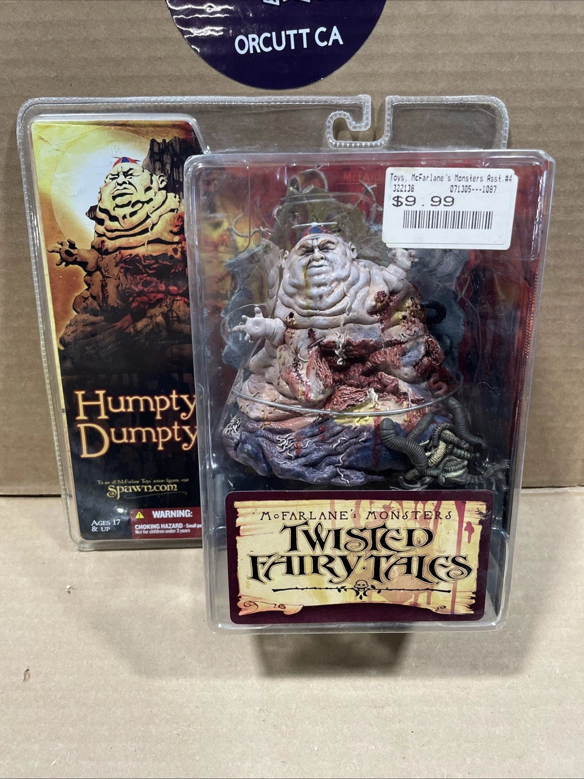 McFarlane Monsters Twisted Fairy Tales Series 4 Humpty Dumpty Sealed New 2005