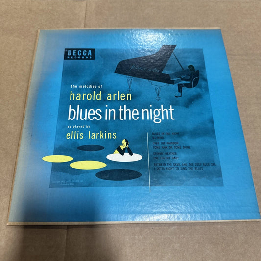 Ellis Larkins – Blues In The Night - The Melodies Of Harold Arlen 10 Inch Mono