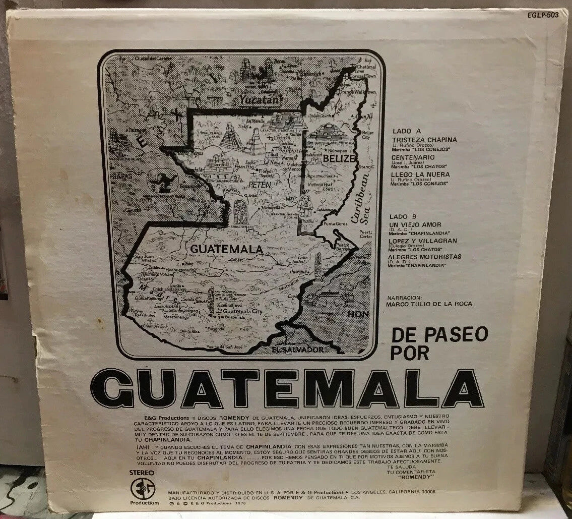 De Paseo Por Guatemala Homenaje lll Record EGLP-503