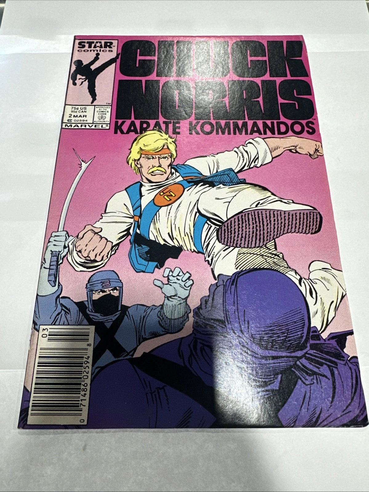 CHUCK NORRIS KARATE KOMMAMDOS #1 2 3 4 Complete Set MARVEL/ STAR COMICS 1-4