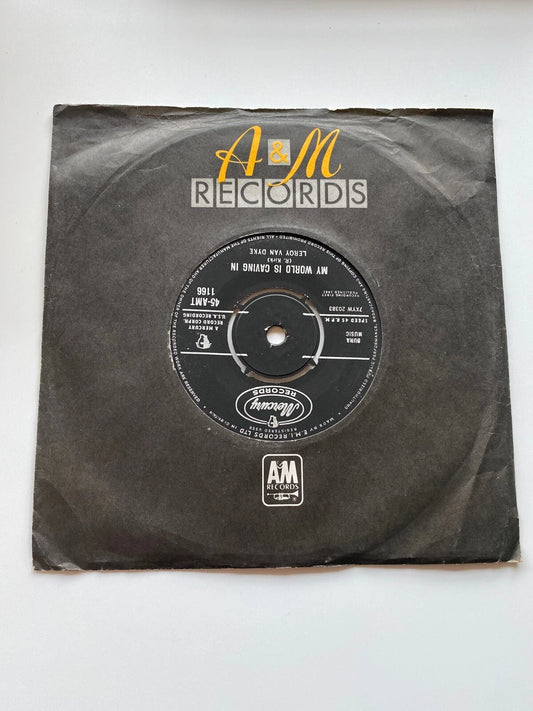 LEROY VAN DYKE Walk On By/My World Is Caving In UK 7" Single VG