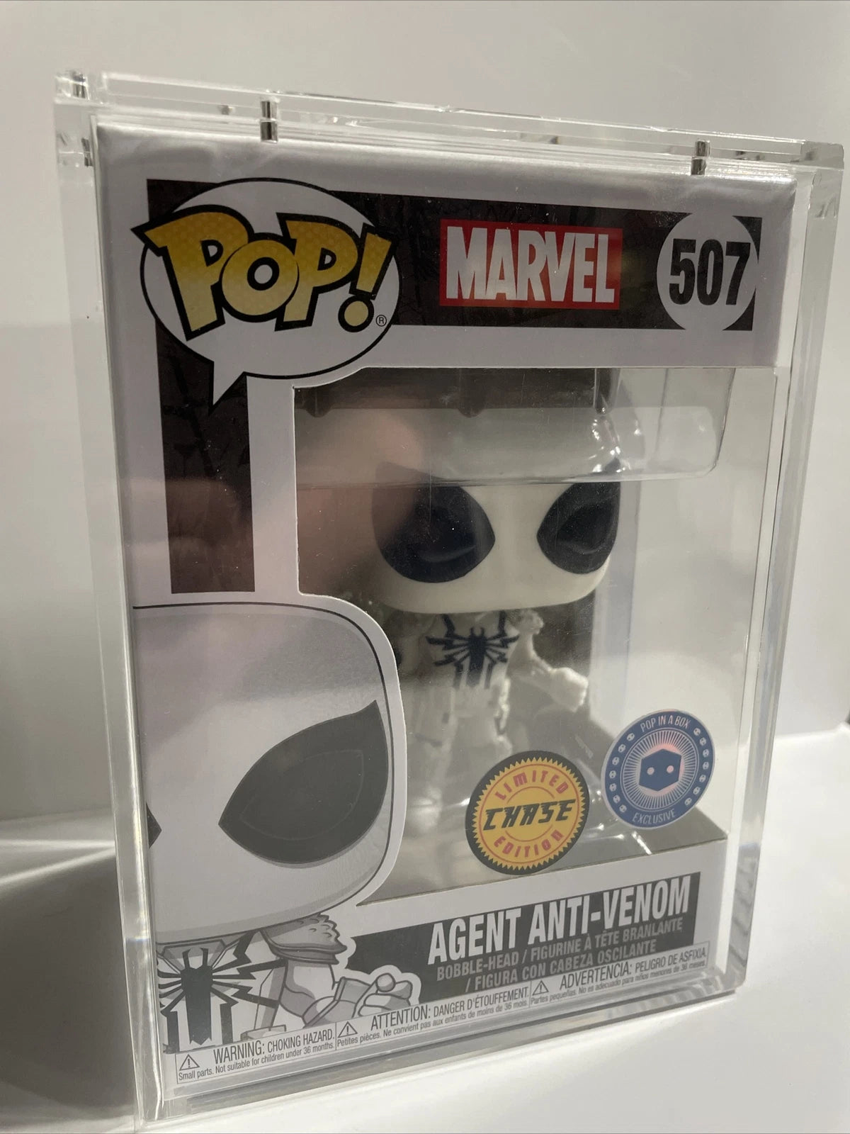Funko POP! #507 Marvel Comics: Agent Anti-Venom Vinyl Figure. Chase Edition