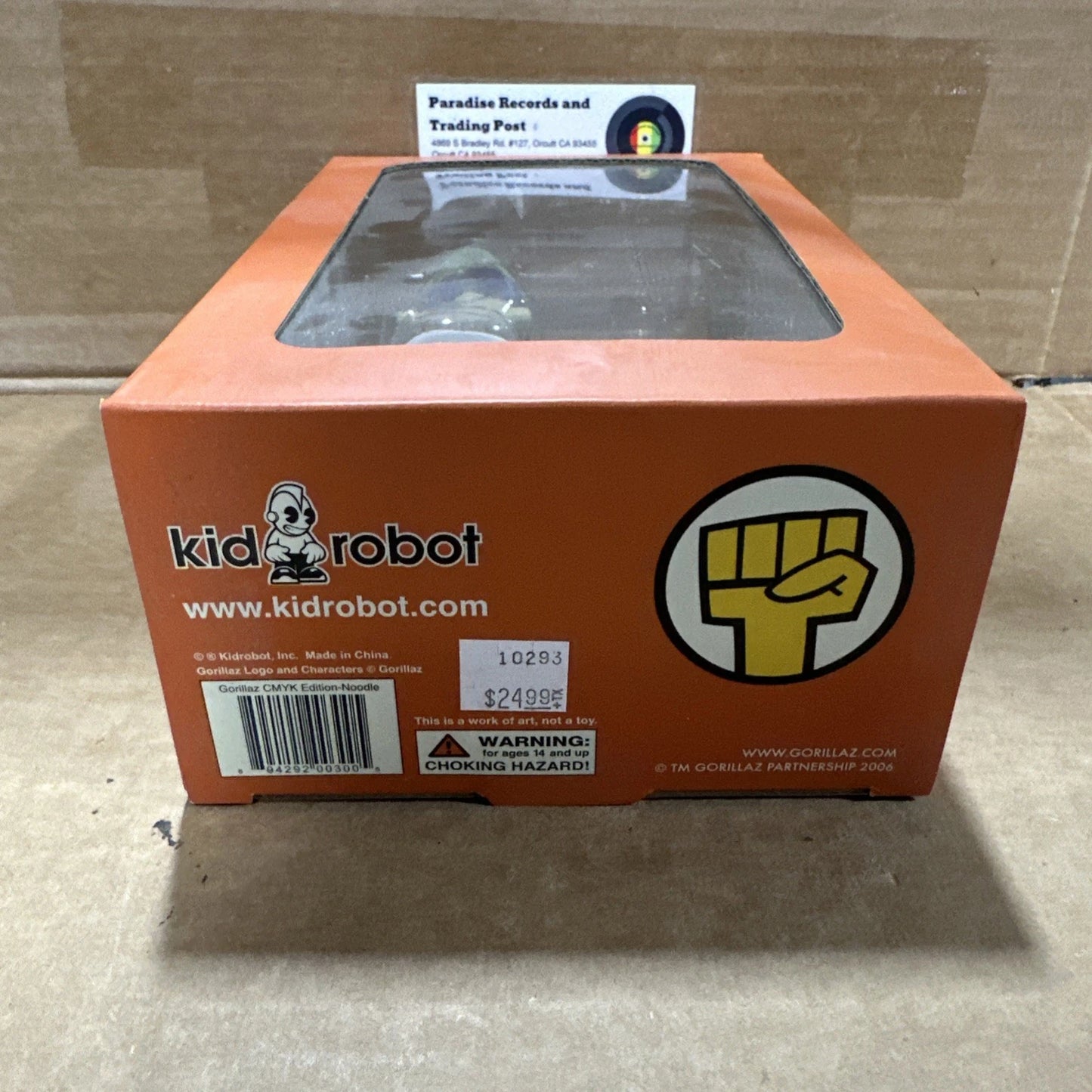Gorillaz CMYK Kidrobot x Edition Noodle vinyl figure New in box
