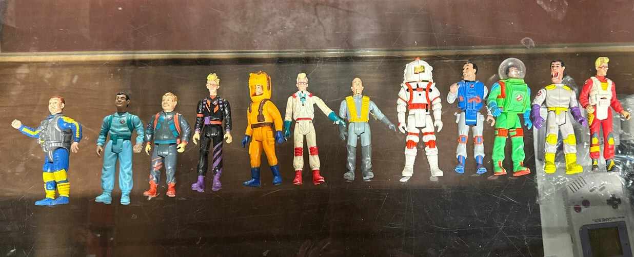 Original Ghost Busters Figures Lot Of 12 1984-1990