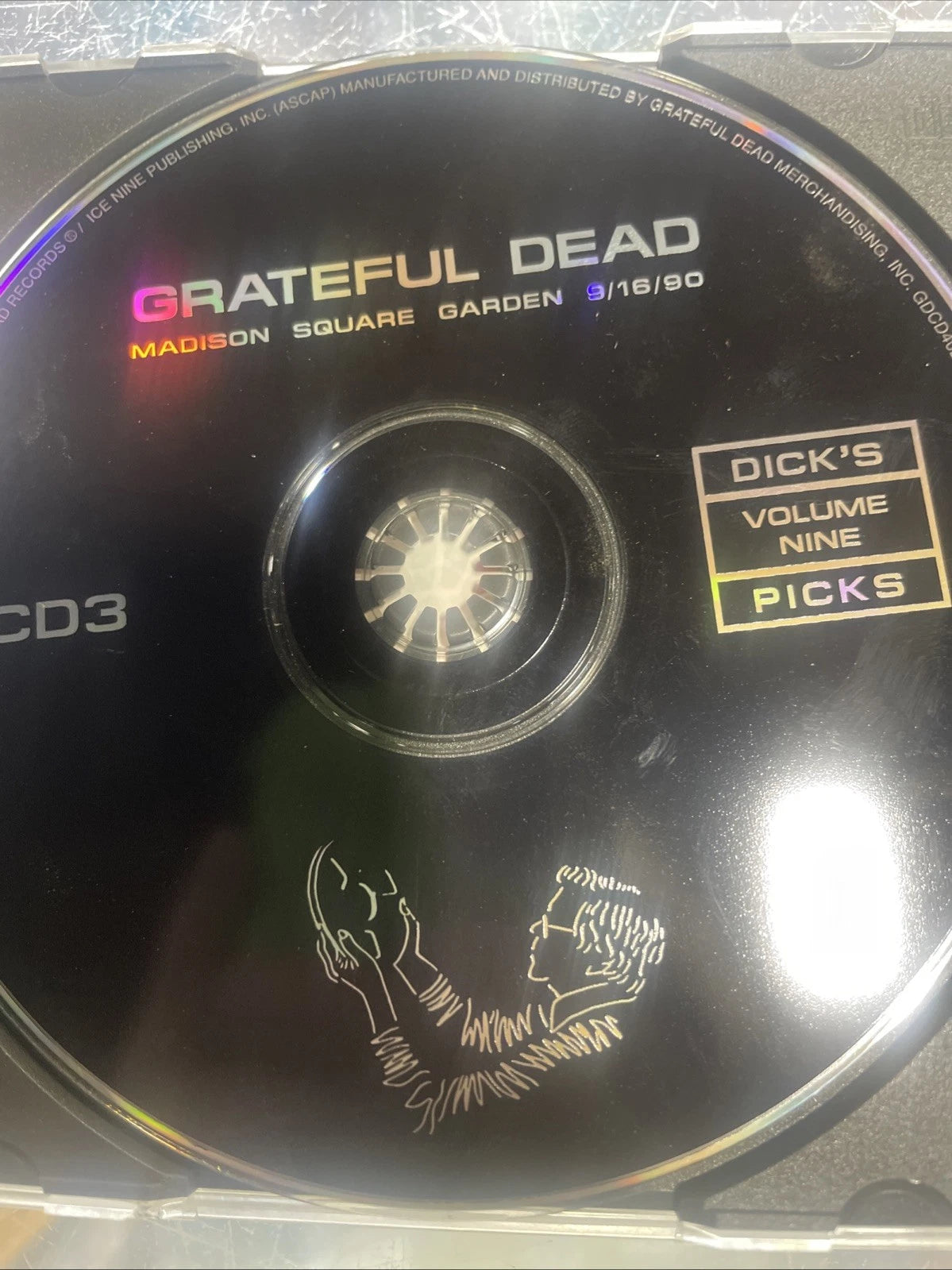 Grateful Dead Dicks Picks Vol. 9 Nine Madison Square Garden NY 1990 3 CD Live