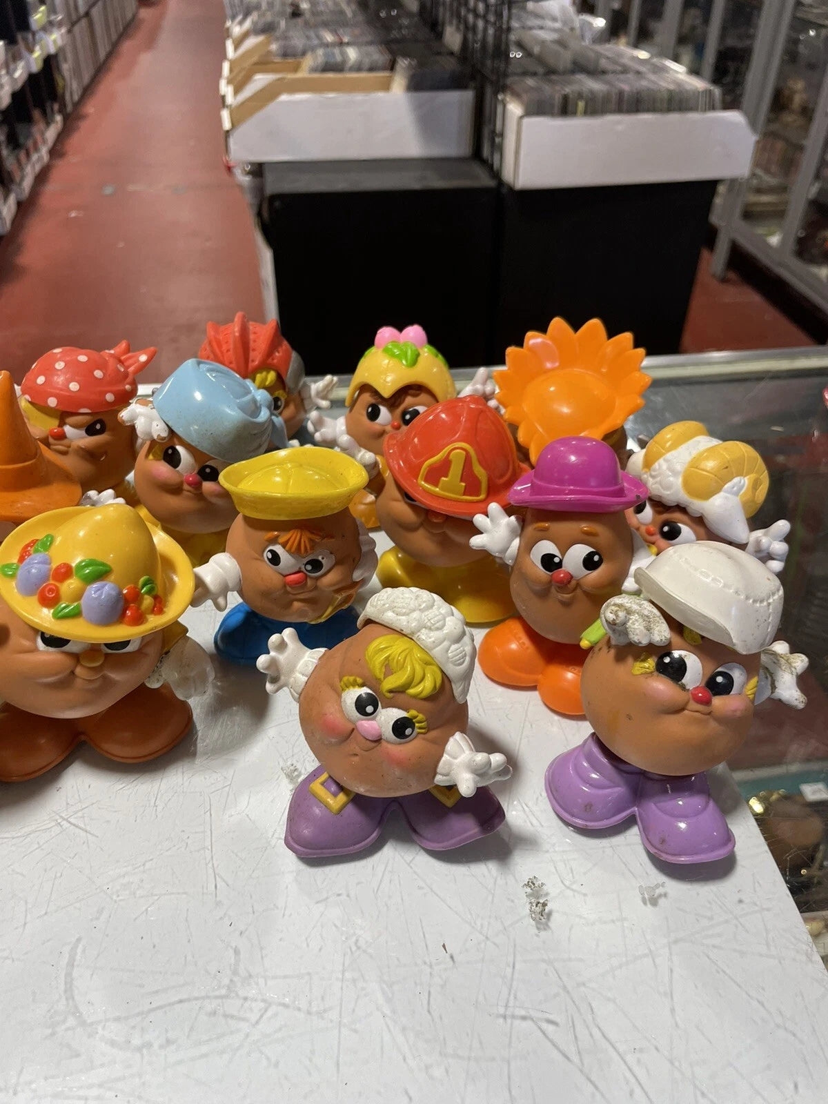 Lot of Potato Head Spud Kids Toy Figures VTG Xtra Parts 1986
