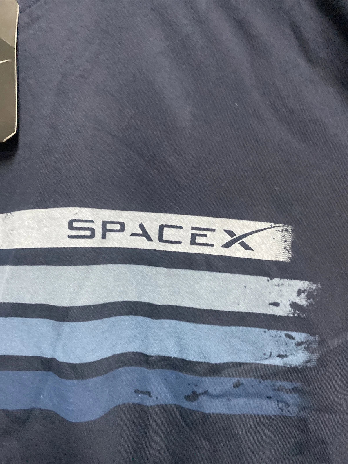 SpaceX T Shirt Authentic Space X Tee Elon Musk “Blue Lives Matter” Theme