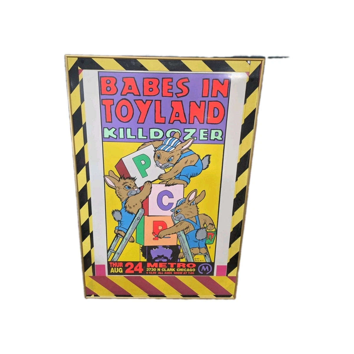 Babes in Toyland Killdozer Chicago 1995 Concert Poster by Frank Kozik LE Signed