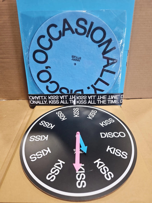 Harry Styles! KISS ALL THE TIME DISCO OCCASIONALLY Clock Box Set Slipmat