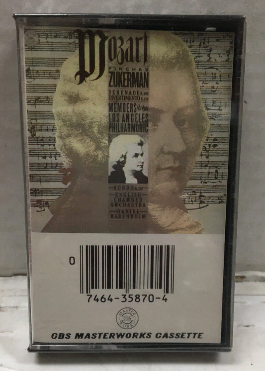Pinchas Zukerman Plays And Conducts Mozart Sealed Cassette