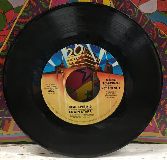 Edwin Starr Real Live #10 Promo 7” Single TC-2496-DJ