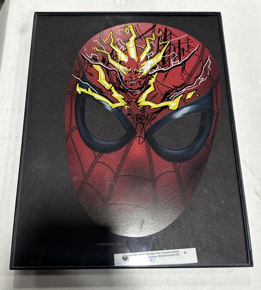 Ben Bishop Art 1/1 Signed Spider-Man Mask