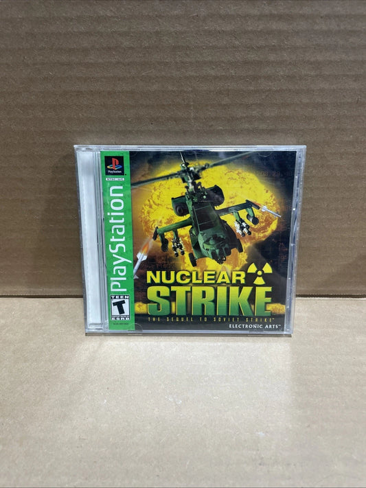Vintage 1997 PlayStation 1 (PS1) Video Game Nuclear Strike