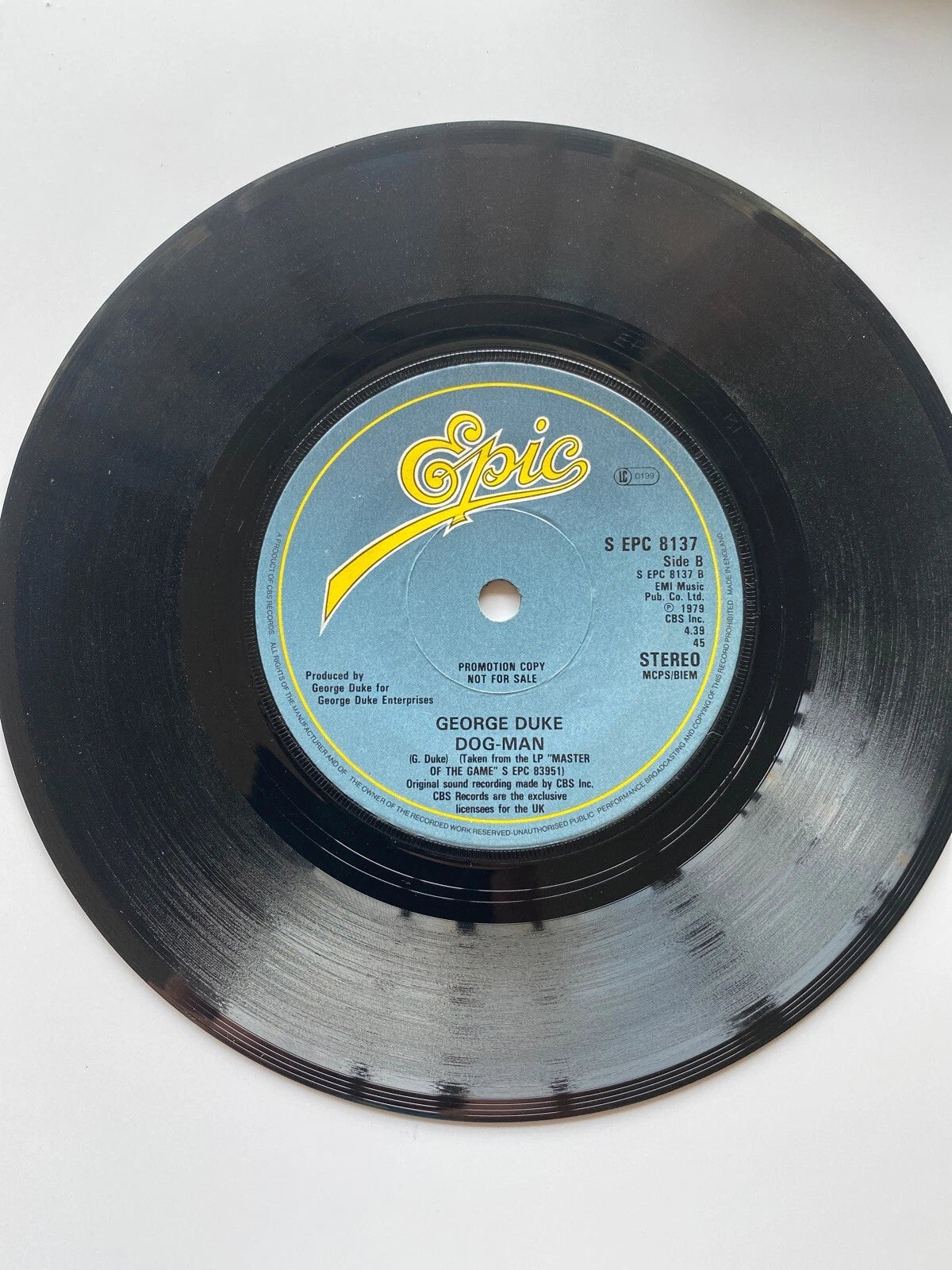 George Duke Want You For Myself 7" Vinyl UK PROMO Epic S EPC 8137 Jazz-Funk RARE