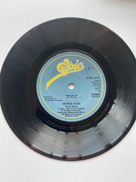 George Duke Want You For Myself 7" Vinyl UK PROMO Epic S EPC 8137 Jazz-Funk RARE