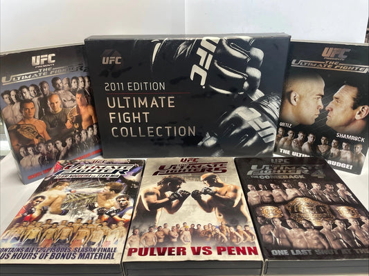UFC 2011 Edition Ultimate Fight Collection (DVD Box Set) + 13 UFC DVD Lot