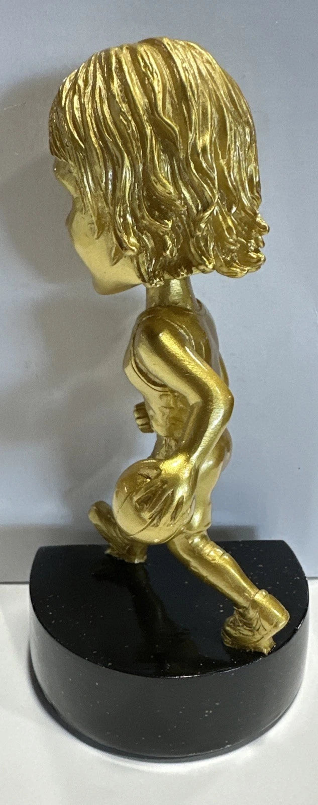 BRAND NEW 6 inch Bright Gold Basketball Bobble Head Resin BH104