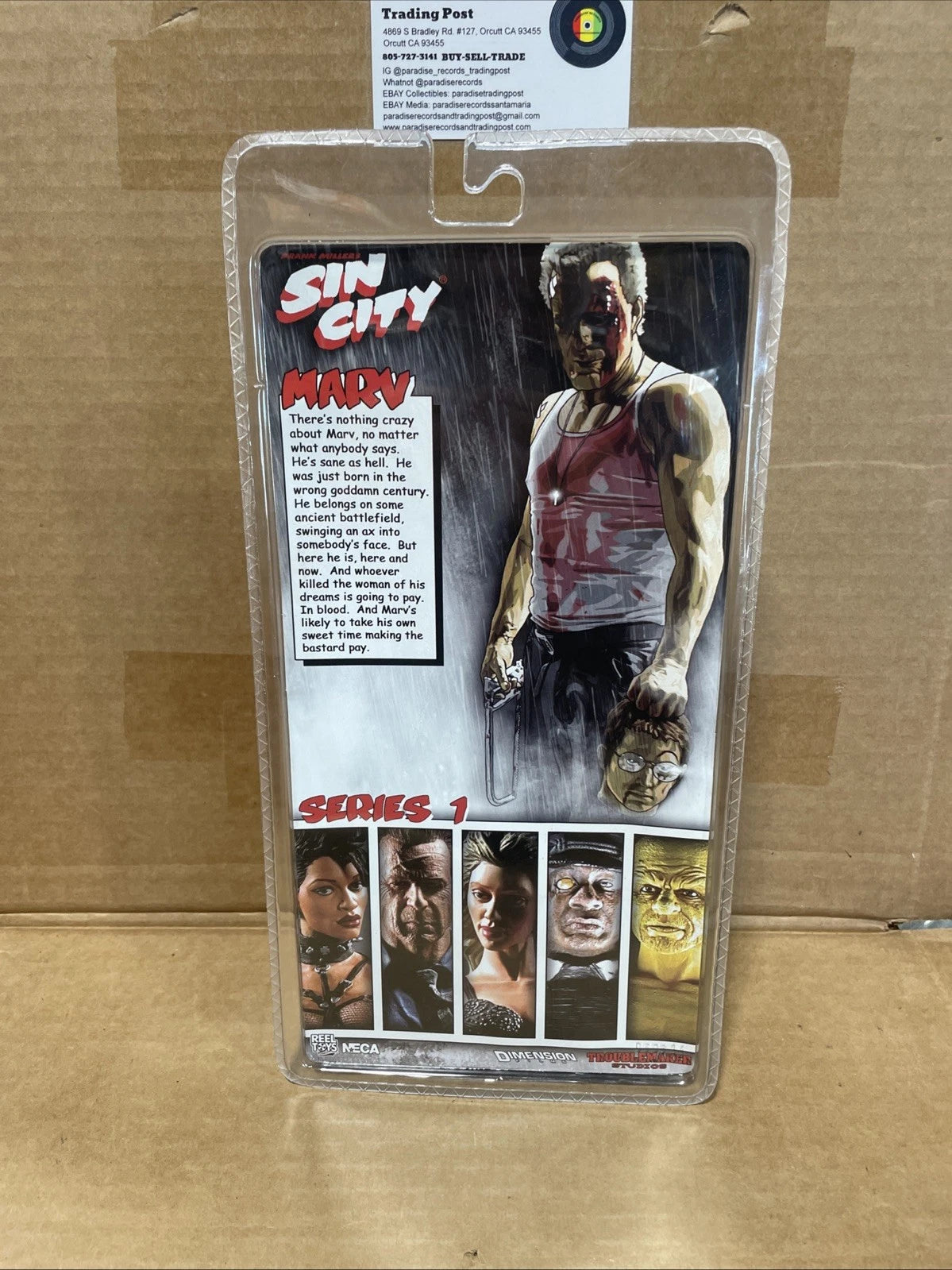 NECA Bloody Marv Series 1 Figure Frank Miller's Sin City By (Variant) Reel Toys