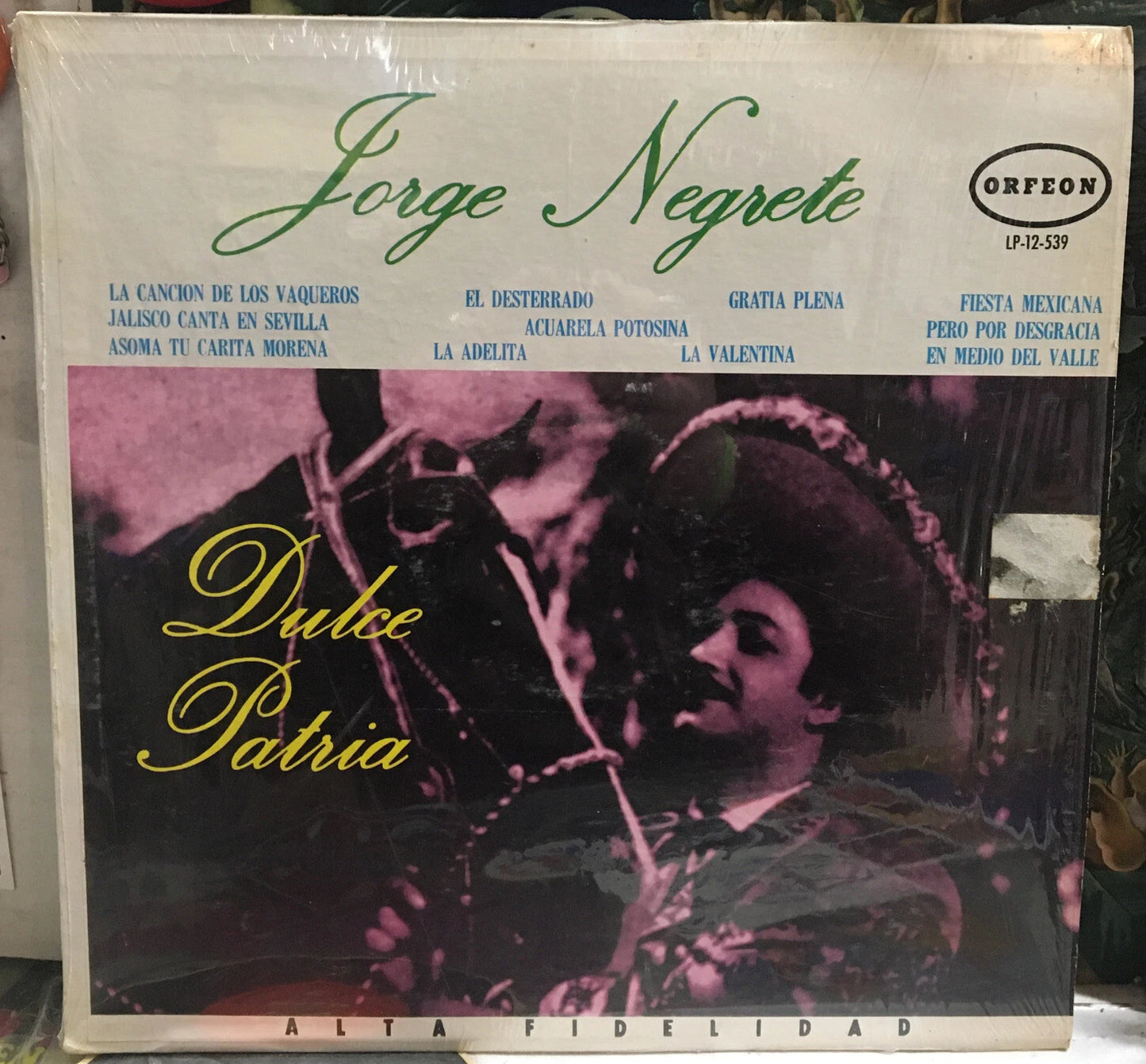 Jorge Negrete Ducle Patria Record LP-12-539