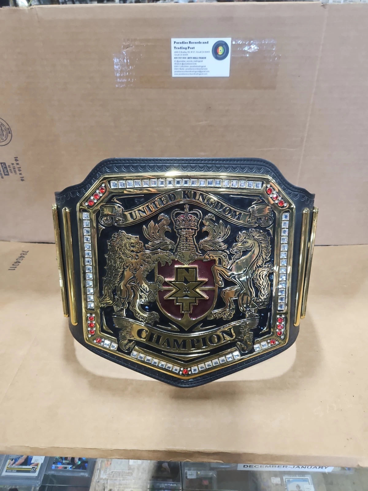Replica WWE NXT UK Heavyweight Championship W Bag Rare
