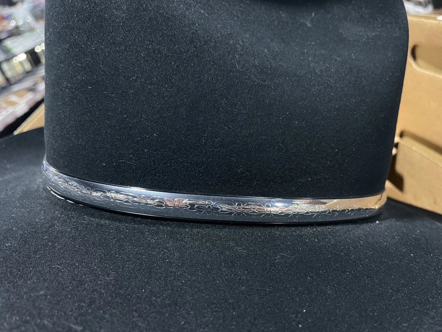 RESISTOL Quicksilver Hat 7 1/8 Black