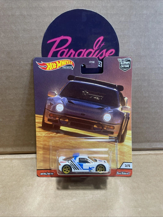 2020 Hot Wheels FPY86 Premium Thrill Climbers Ford RS 200 White 3/5 Car Culture