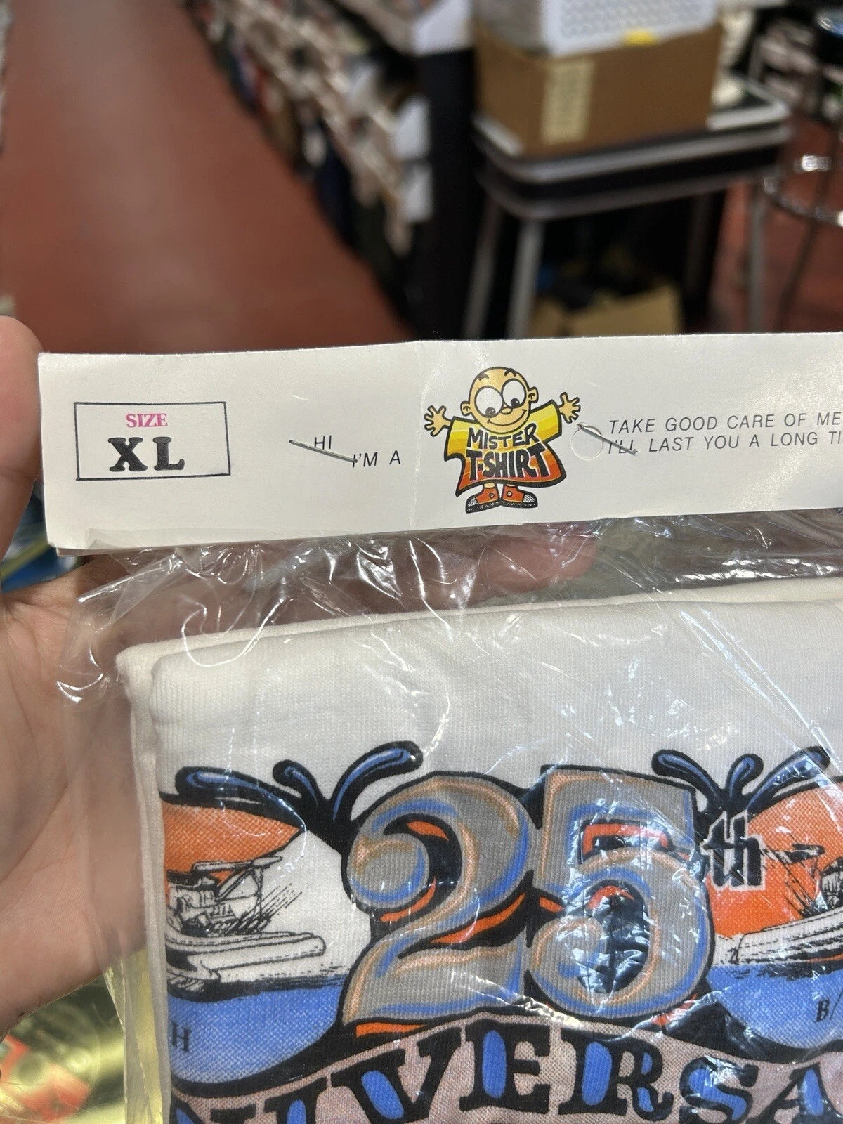Mister T Shirt Rare New Sealed Made in Pasadena 25th Anniversary KCBC 1970’s