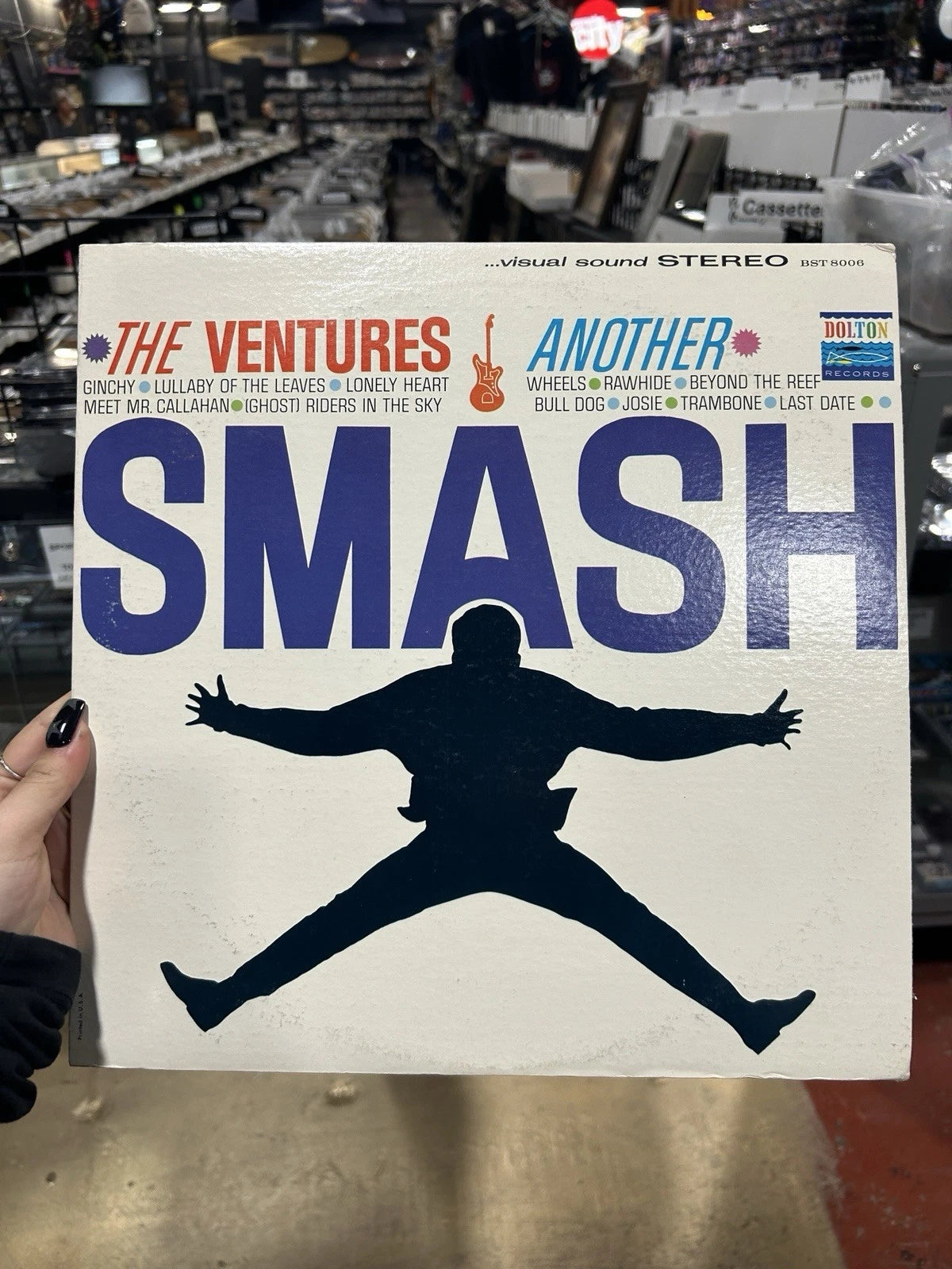 The Ventures Another Smash BLACK AND BLUE LABEL NEAR MINT Dolton Vinyl LP