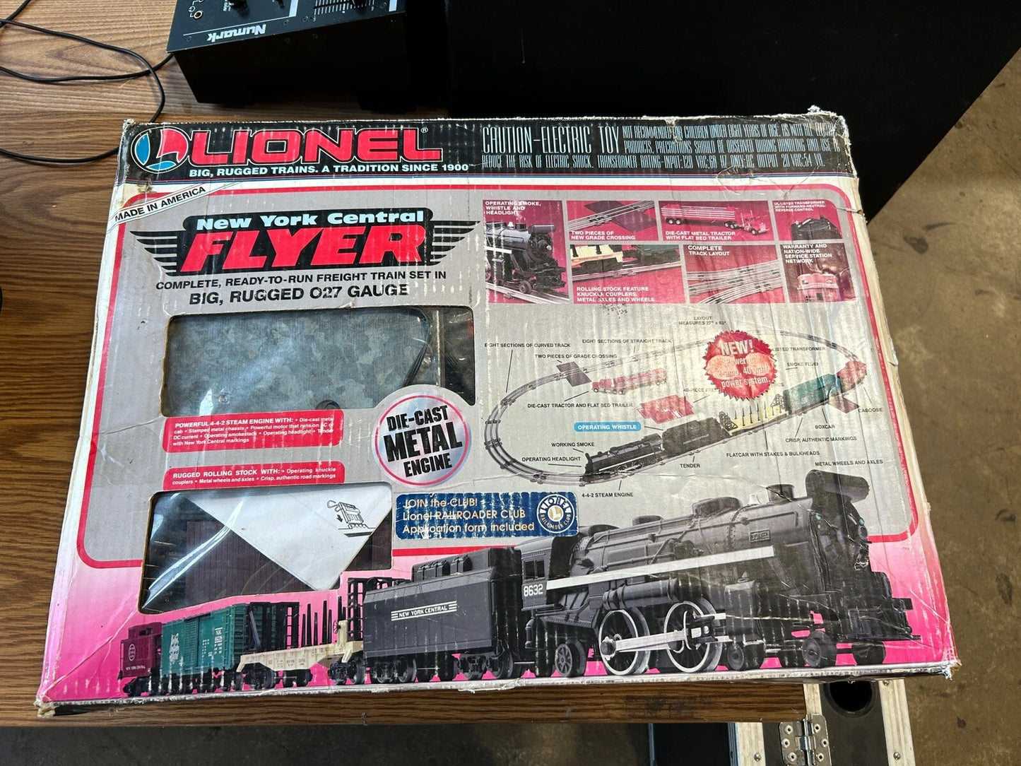 Lionel 6-11735 New York Central Flyer 027 Gauge Train Set 1993 No Track
