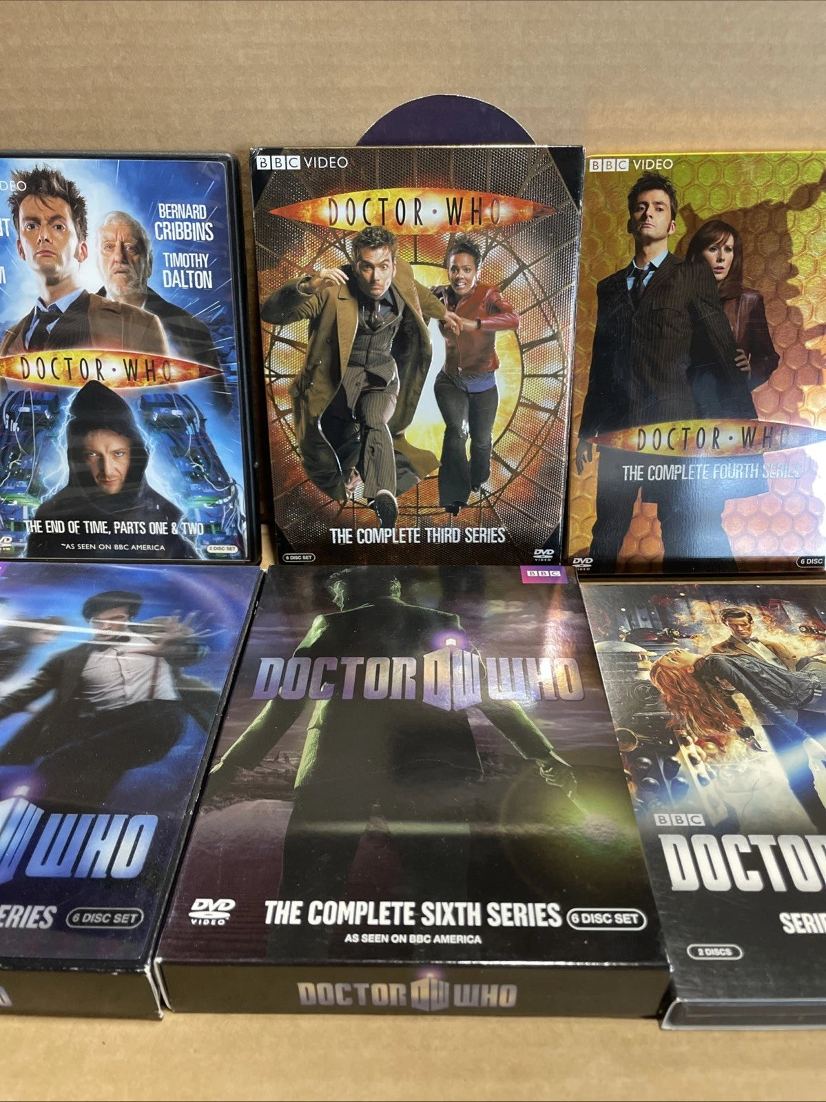 DOCTOR WHO BBC Parts One & Two + The Complete 3-7 Part One Lot Of 7