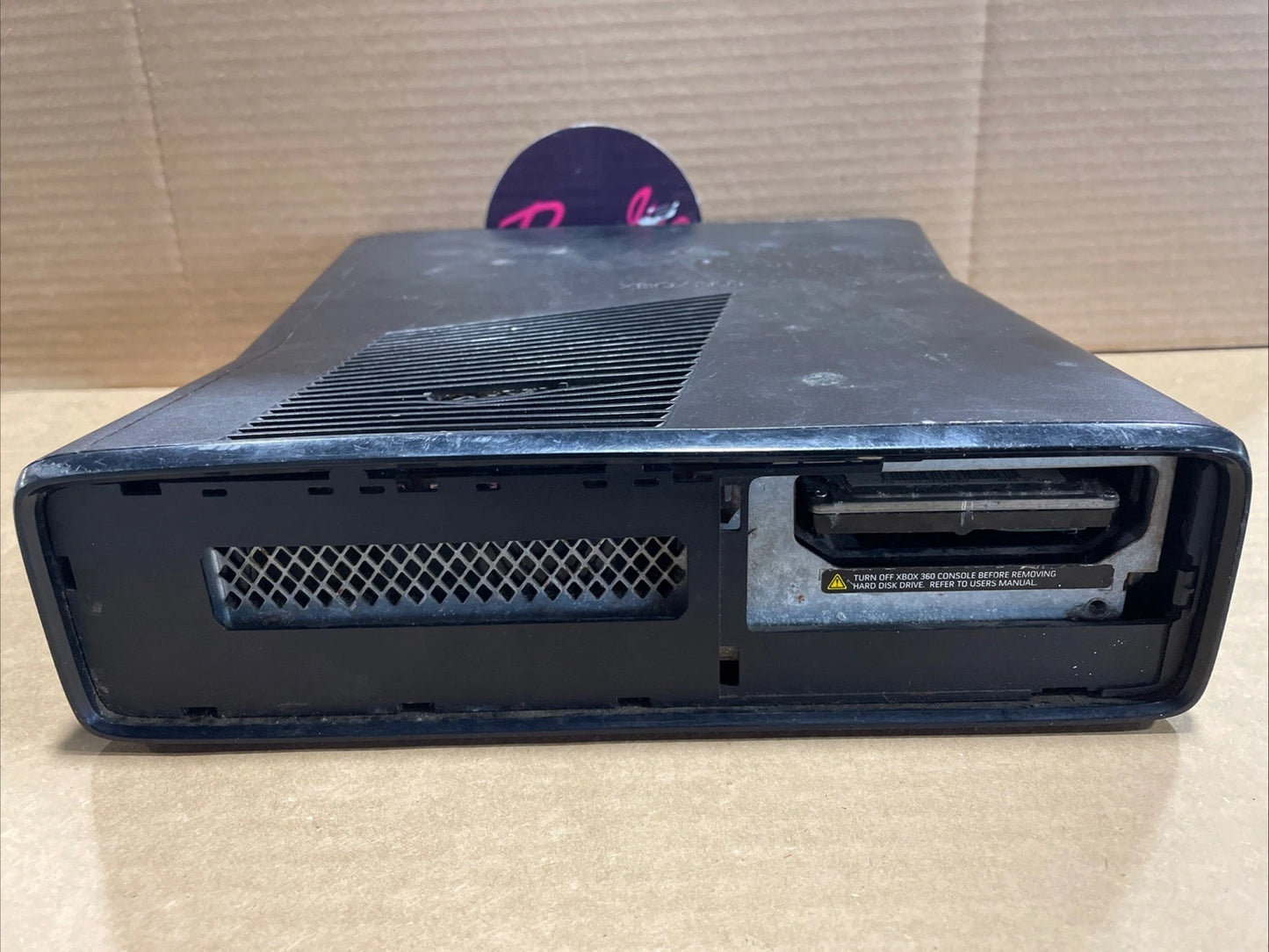 Microsoft Xbox 360 Console Black (1439) For Parts Or Repair